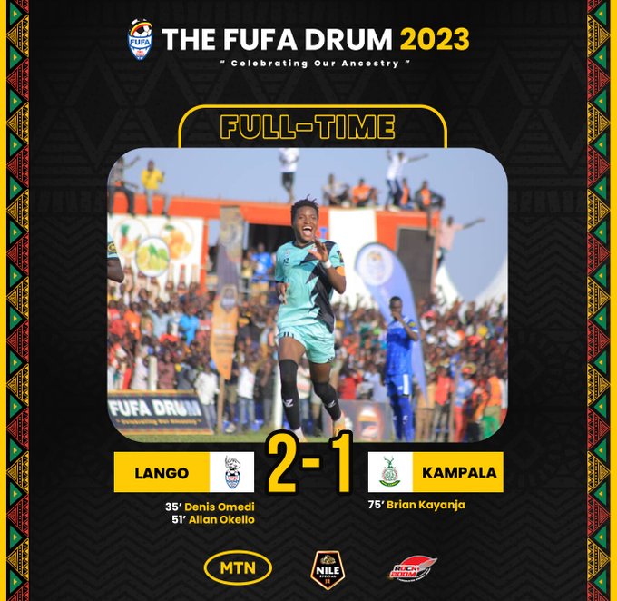 LangoProvince1's tweet photo. 3 points, 2 goals on the road and through to the Quater finals 💪

Lango Province 2-1 Kampala Province 

⚽ Omedi Denis 
       Allan Okello 

#LangoProvince 
#LeeAmwolGer https://t.co/72A18ClUMt