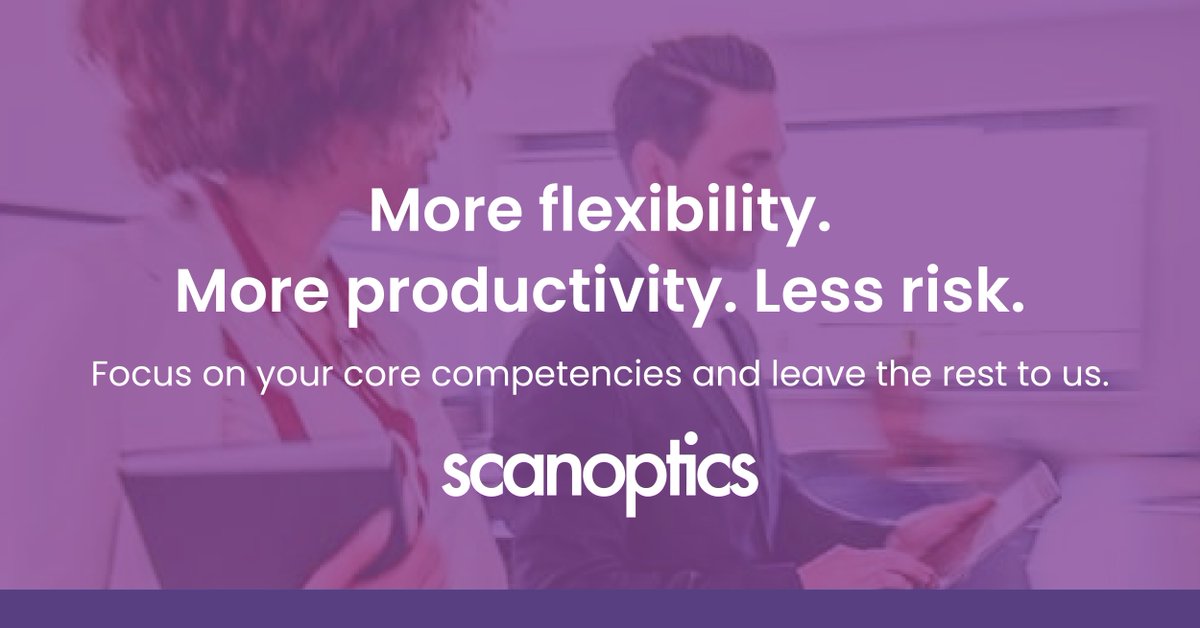 Explore Business Process Optimization (BPO) with Scanoptics to realize the benefits of a digital mailroom, simplified document processing, and backfile conversion. #DigitalTransformation #DigitalMailroom #Digitization #BusinessProcessOptimization #Digitize hubs.la/Q01XX0g10