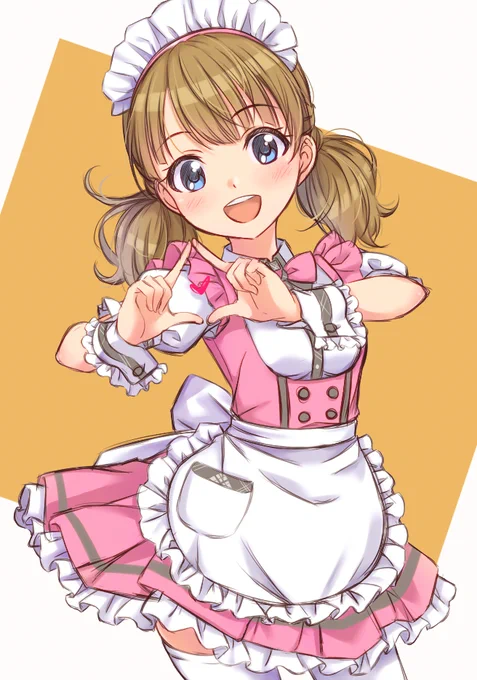 プリティウェイトレス好き #ミリシタ #周防桃子