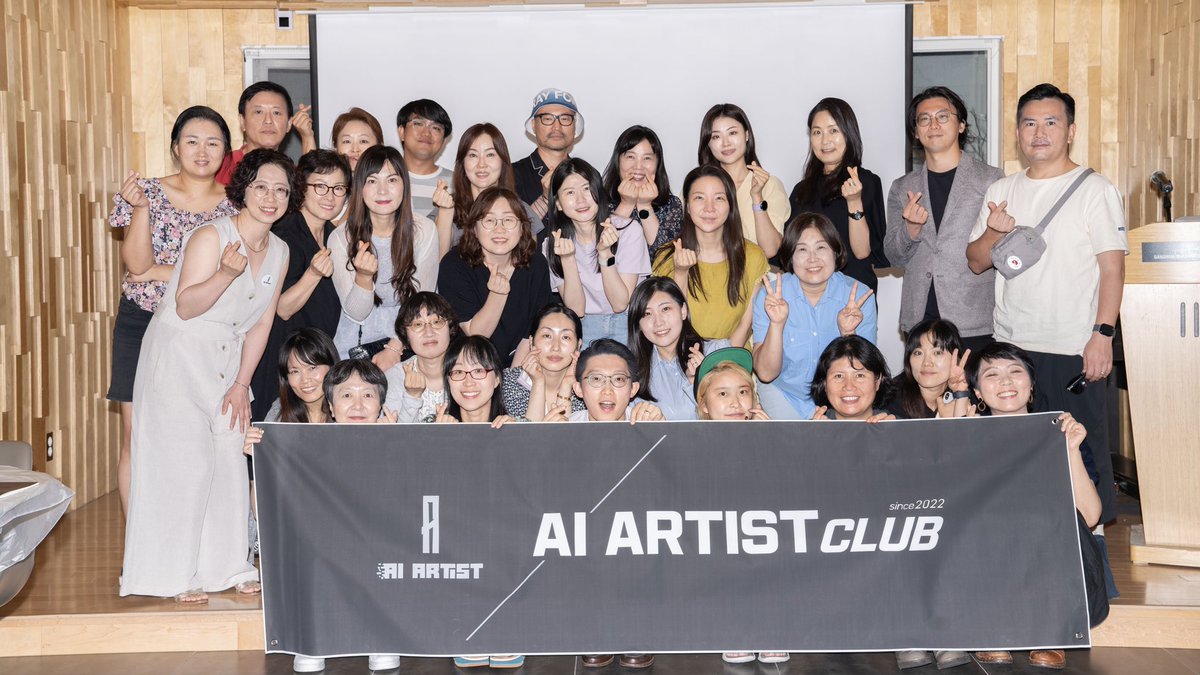 AI Artist Club 1주년 기념모임 단체 사진
일시 : 2023년 7월 22일 오후 2시~5시
장소 : 서울시 강남구 삼성동 삼성로 오트리스 빌딩 B1

<a href="/eeeryung/">🎵 Quieteye</a> <a href="/ainetwork_ai/">AI Network</a> <a href="/amiee_NFTartist/">Amiee_NFTartist</a> <a href="/yayoseoul/">YAYO 🎨</a> <a href="/warmtalent1/">🦁따능이(따뜻한 능력자)</a> <a href="/nanumaro/">나눔향기🏠</a> @artandtech64 <a href="/Dame202110/">DAMe(Draw Another Me)+OpenLedger 🐙</a> <a href="/ellielee0304/">Ellie🎵ッ| NFT.NYC 2024</a>