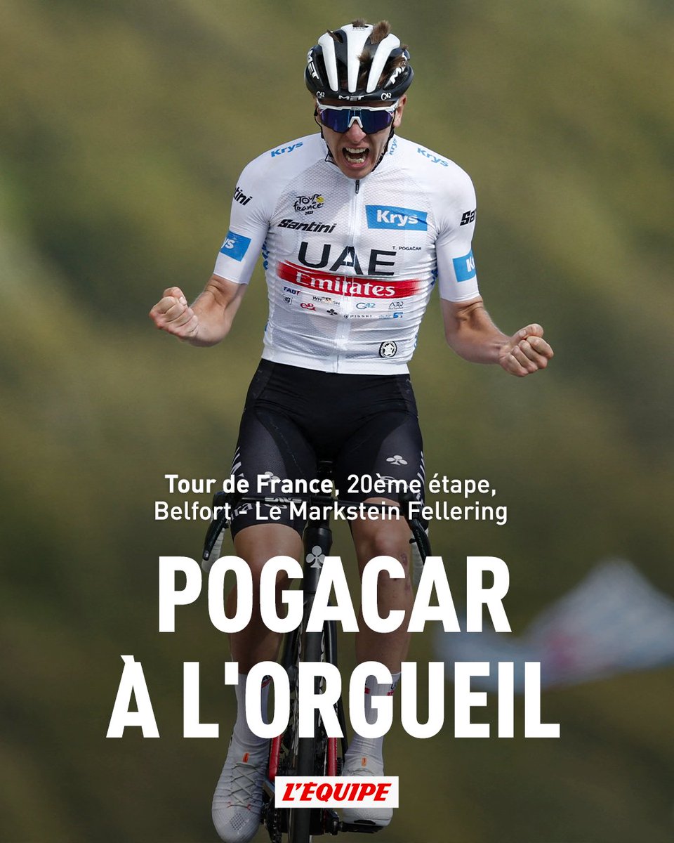 Victoire de Pogacar sur la 20e étape du Tour de France > ow.ly/bIc250PiPVT #TDF2023