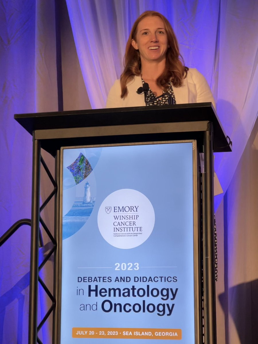 The next debate at #DDHO2023 has Winship experts Susan Modesitt, MD, and Jill Remick, MD, taking sides on whether radiation therapy has a place in advanced endometrial cancer with combined chemotherapy and immunotherapy playing a key role.