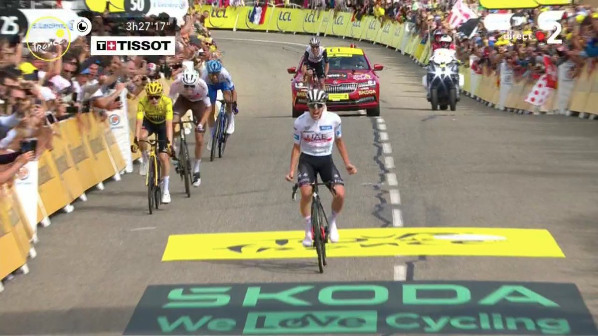 🏁 🇸🇮<a href="/TamauPogi/">Tadej Pogačar</a> s'adjuge la 20ème étape ! 🏆

💛 🇩🇰Jonas Vingegaard remporte le #TDF2023