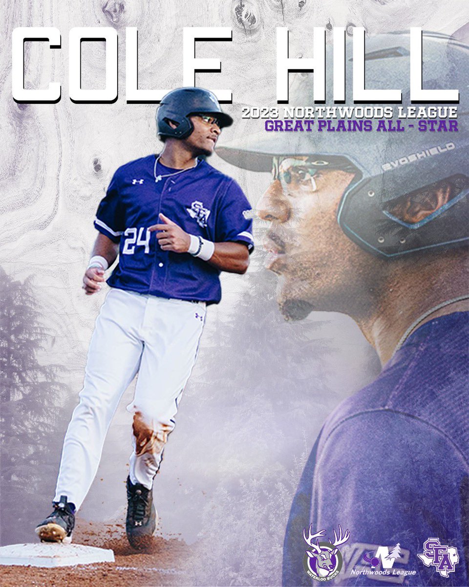 Have a summer Cole! 👀

<a href="/dmb_cole15/">Cole Hill</a> has been named a 2023 <a href="/NWLbaseball/">Northwoods League Baseball</a> Great Plains All-Star! 

Cole will compete in the 2023 NWL All-Star game on July 25th on ESPNU. 

📰 : bit.ly/3K8zelP

#AxeEm x #RaiseTheAxe x #SOMOS