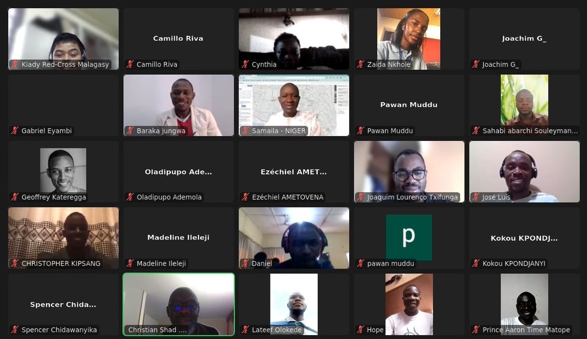 osmafrica's tweet photo. Thank you everyone who joined our Mapathon today to #MapMozambique it was a blast. Obrigado!!! https://t.co/NqXXSHFcP3