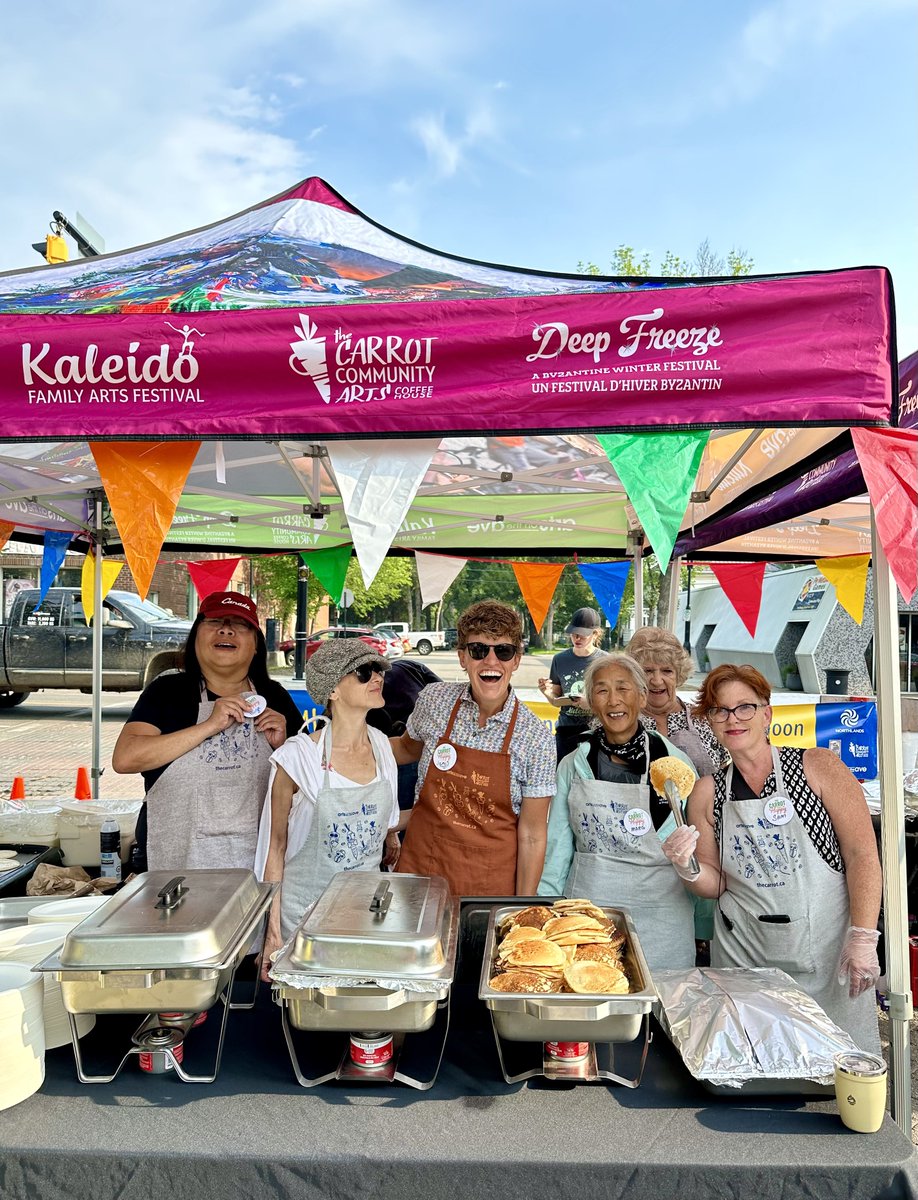 We’re serving looks and pancakes all morning long! 🥞

It’s @thecarrot118’s sweet 16th birthday so come on down to 118th Ave and 93 street! There’s stunning chalk art, music, markets, and at 1 pm, there’ll be free delicious carrot cake to celebrate. See you around, neighbours! 🥳