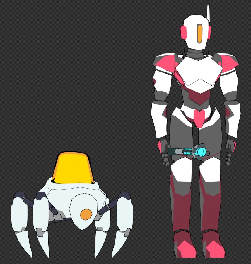 Knuckledevster's tweet photo. Happy #screenshotsaturday everyone!

Not much on the gameplay side right now but one of our modelers, Anonoxity, recently finished these little guys!

You may have seen the concept a while back, but just know they're called "Bombers" for a reason
#indiedev #gamedev #fps https://t.co/uk4ntmWJA3