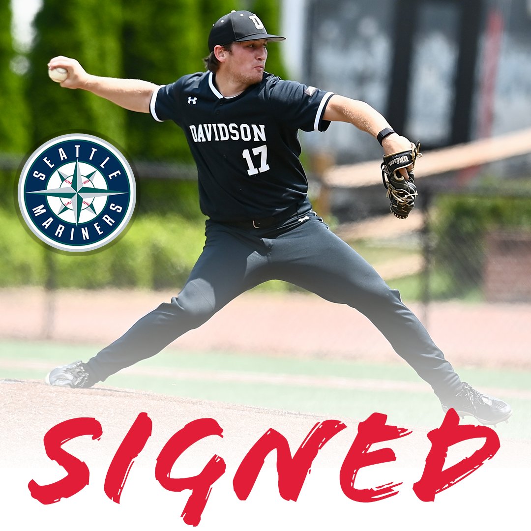 Davidson Baseball (@davidsonbase) on Twitter photo RHP Will Schomberg has signed a free agent deal with the <a href="/Mariners/">Seattle Mariners</a>!
Schomby was the Wildcats’ Friday starter this spring and earned A-10 First Team honors.
He went 7-2 with a 3.97 ERA and 68 strikeouts in 65.2 innings and held opponents to a .217 Avg!
📰bit.ly/44CvktV RHP Will Schomberg has signed a free agent deal with the <a href="/Mariners/">Seattle Mariners</a>!
Schomby was the Wildcats’ Friday starter this spring and earned A-10 First Team honors.
He went 7-2 with a 3.97 ERA and 68 strikeouts in 65.2 innings and held opponents to a .217 Avg!
📰bit.ly/44CvktV