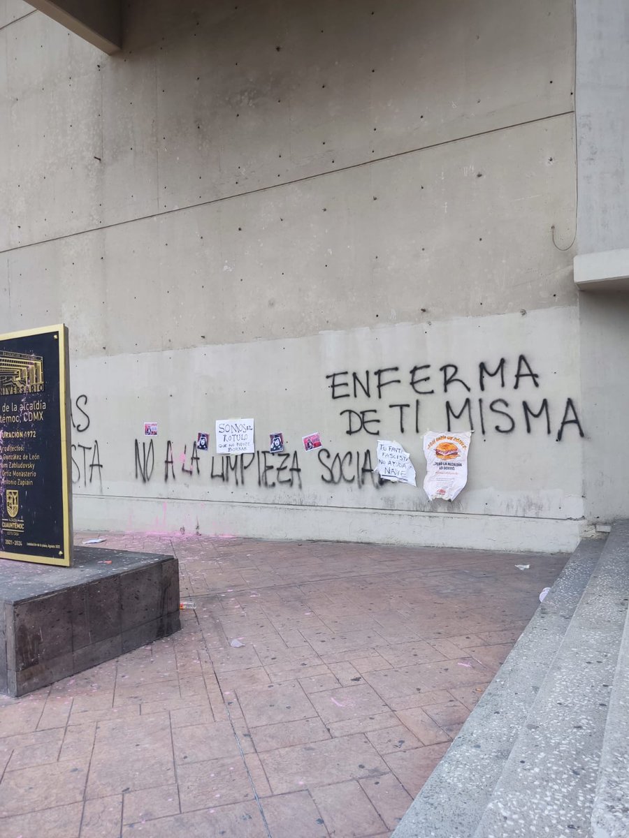 samano_O's tweet photo. Aquí estaremos para recordarle a la @AlcCuauhtemocMx que las personas en situación de calle y trabajadoras sexuales también tienen derechos. https://t.co/ZQjgqURrTG