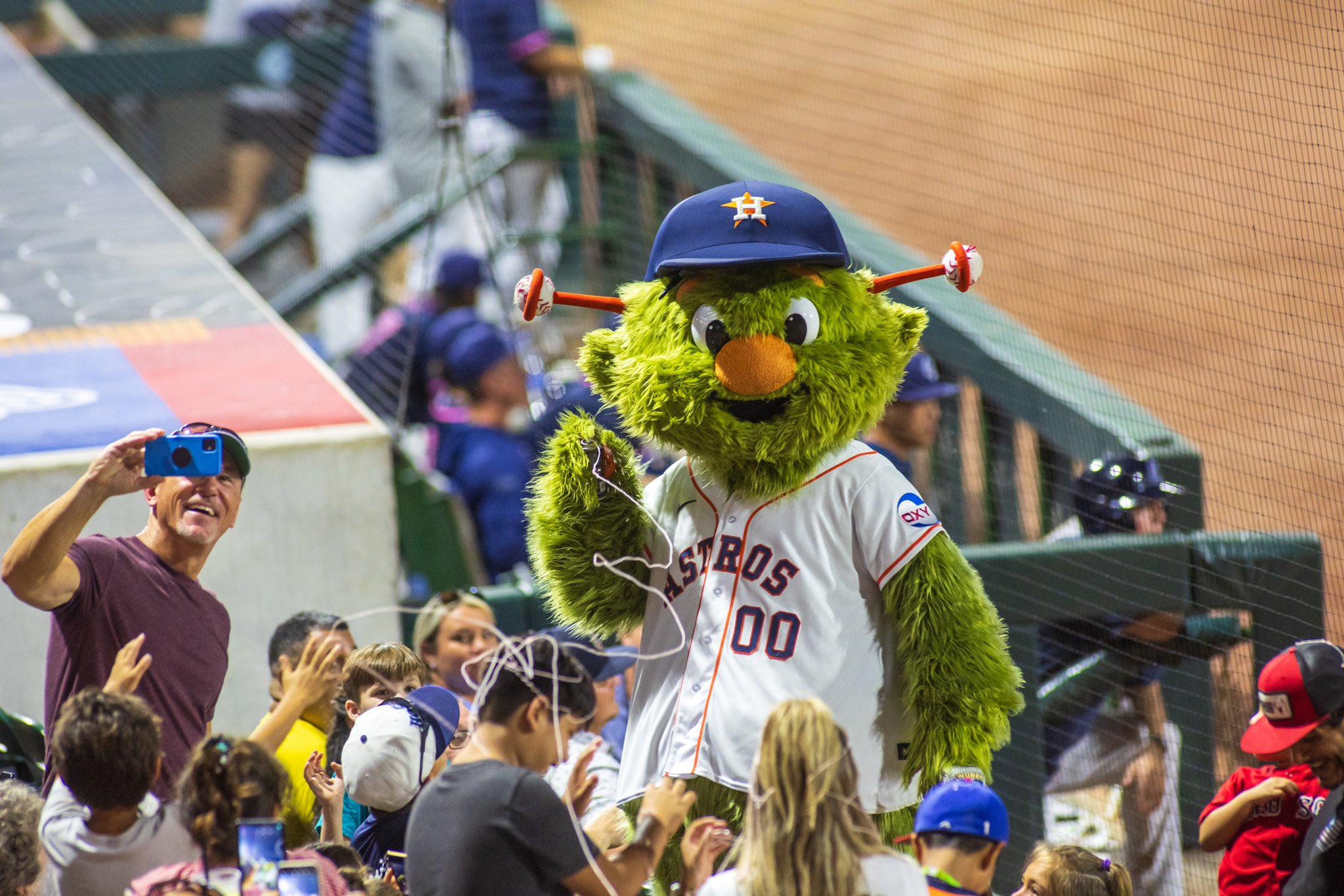 Official houston astros world series 2022 baseball orbit mascot we