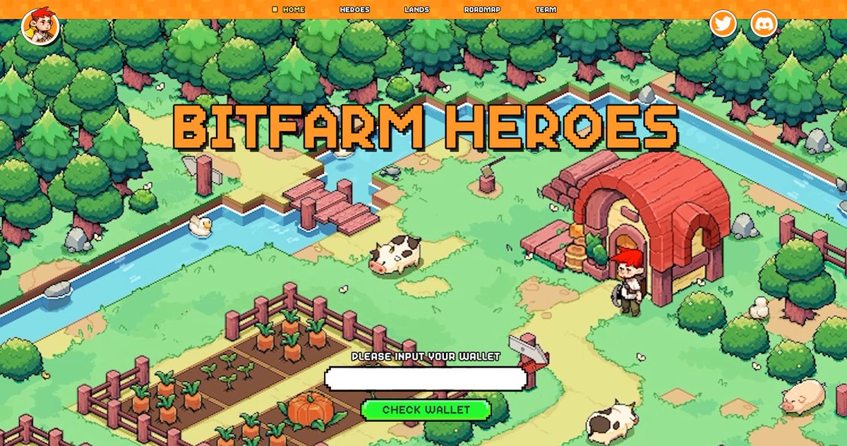 GM Heroes☀️Wallet Checker Now Live!

Check your herolist address ASAP 👇
bitfarmhero.com

Don't miss the mint launch next week!

If you find you're not on the herolist, join our discord and open a ticket for it 🧡🧡🧡