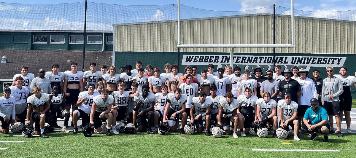 Steve Hartz (@coach_hartz_2) on Twitter photo Congrats to our guys that earned scholarships today to <a href="/WebberFB/">Webber Int'l University Football</a> at the <a href="/GIOTeamCamp/">Grind It Out</a> ! <a href="/TedEugene1/">Ted Eugene</a> <a href="/HamischLogan/">Logan Hamisch</a> <a href="/CJimenez112024/">Chris Jimenez</a> <a href="/ZachariahJ27/">Zechariah M. Joly</a> <a href="/BraydenrShannon/">Brayden Shannon</a> <a href="/ChrisBolanos_52/">Chris Bolanos</a> <a href="/GCSharkInsider/">GCHS Shark Insiders</a> Congrats to our guys that earned scholarships today to <a href="/WebberFB/">Webber Int'l University Football</a> at the <a href="/GIOTeamCamp/">Grind It Out</a> ! <a href="/TedEugene1/">Ted Eugene</a> <a href="/HamischLogan/">Logan Hamisch</a> <a href="/CJimenez112024/">Chris Jimenez</a> <a href="/ZachariahJ27/">Zechariah M. Joly</a> <a href="/BraydenrShannon/">Brayden Shannon</a> <a href="/ChrisBolanos_52/">Chris Bolanos</a> <a href="/GCSharkInsider/">GCHS Shark Insiders</a>