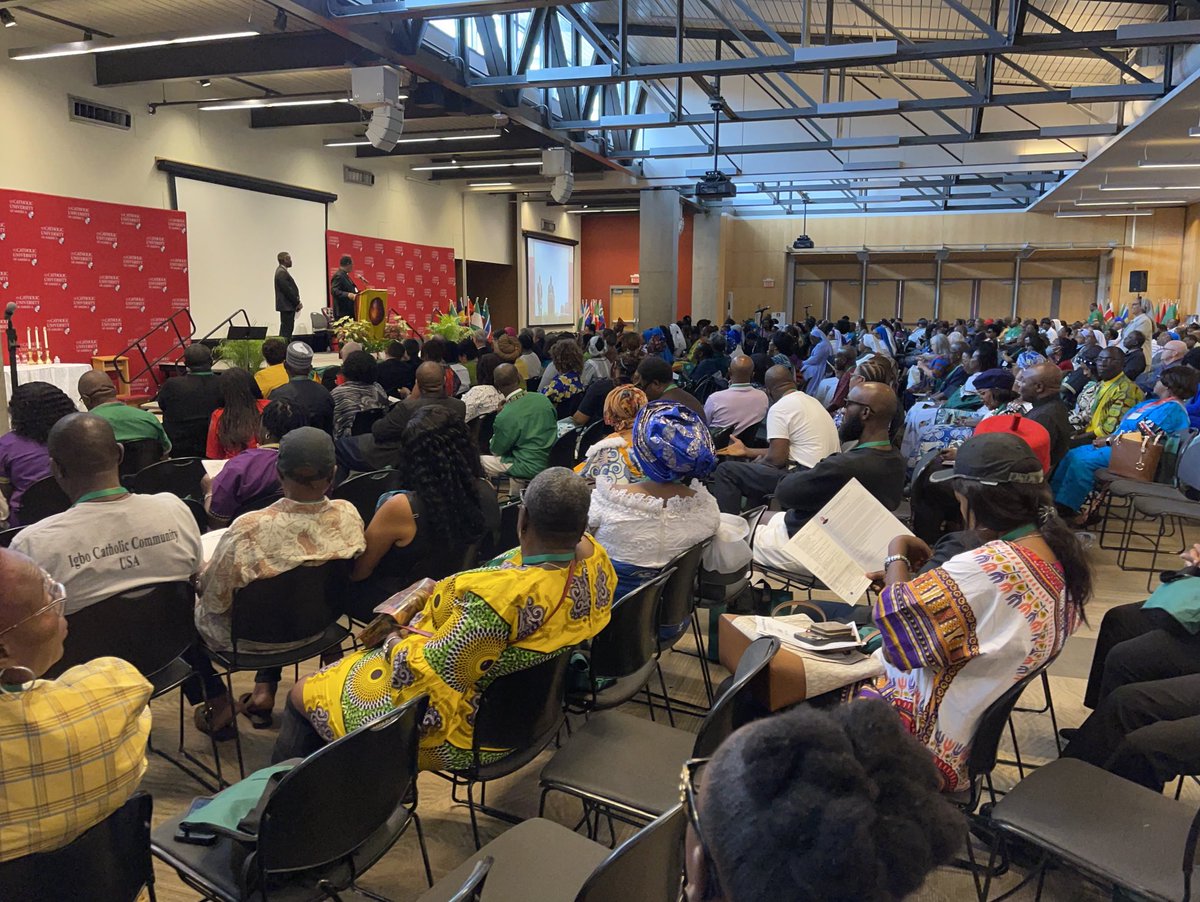 lambom2's tweet photo. Plenary session: The Journey of Faith: African Catholics Encountering Christ in the Eucharist by Fr Alphonsus Enelichi underscores the fact that Eucharist is transformative &amp; transformational ⁦@ANEC_USA⁩ #ANECUSA2023 https://t.co/zdsNCvN1bs