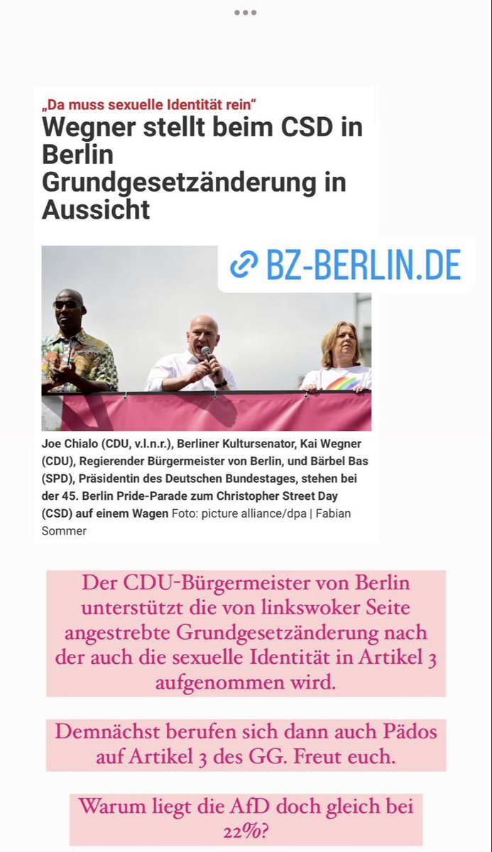 Können sie sich vorstellen, warum die AfD bei 22% liegt❓