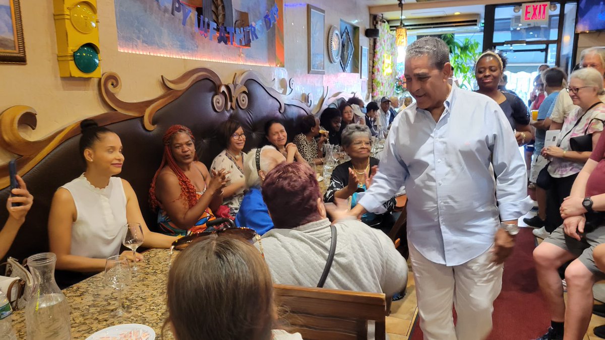 We had an incredible time this morning at today’s ‘Coffee with your Congressman’ event!

Thank you <a href="/CMShaunAbreu/">Majority Leader Shaun Abreu</a> <a href="/SenatorCCleare/">Senator Cordell Cleare</a> <a href="/MarkLevineNYC/">Mark D. Levine</a>  and all who joined today’s community discussion. ☕️