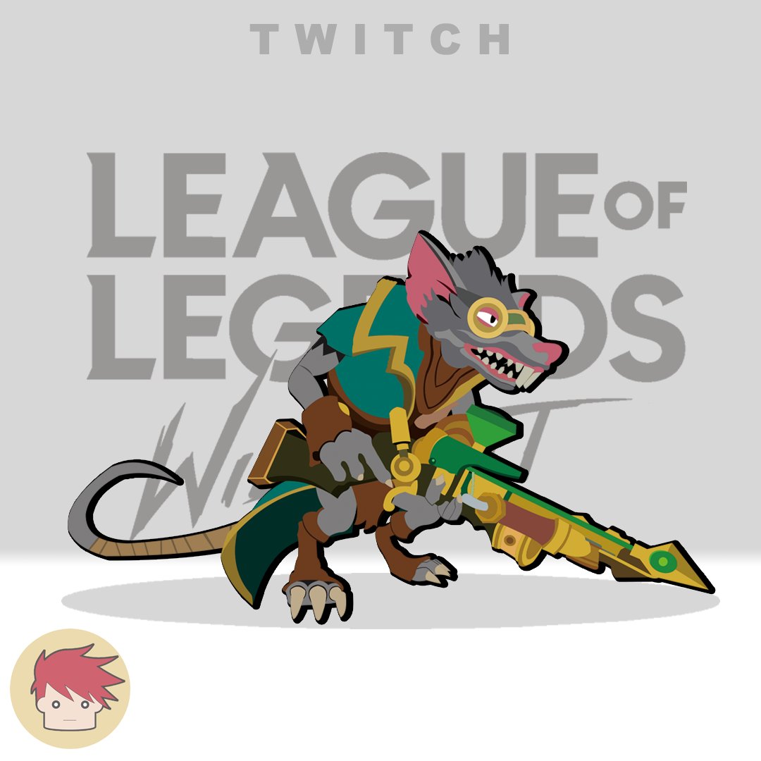 four_art26's tweet photo. The Plague Rat, Twitch.
"Stand still! My eyes are on the side of my head!"
.
.
#LeagueOfLegends #LeagueOfLegendsFanArt #ArtofLegends #artwork #lolwildrfit #WildRift #twitch #rhaast #darkin #twitchfanart https://t.co/4FwJWY0qRm