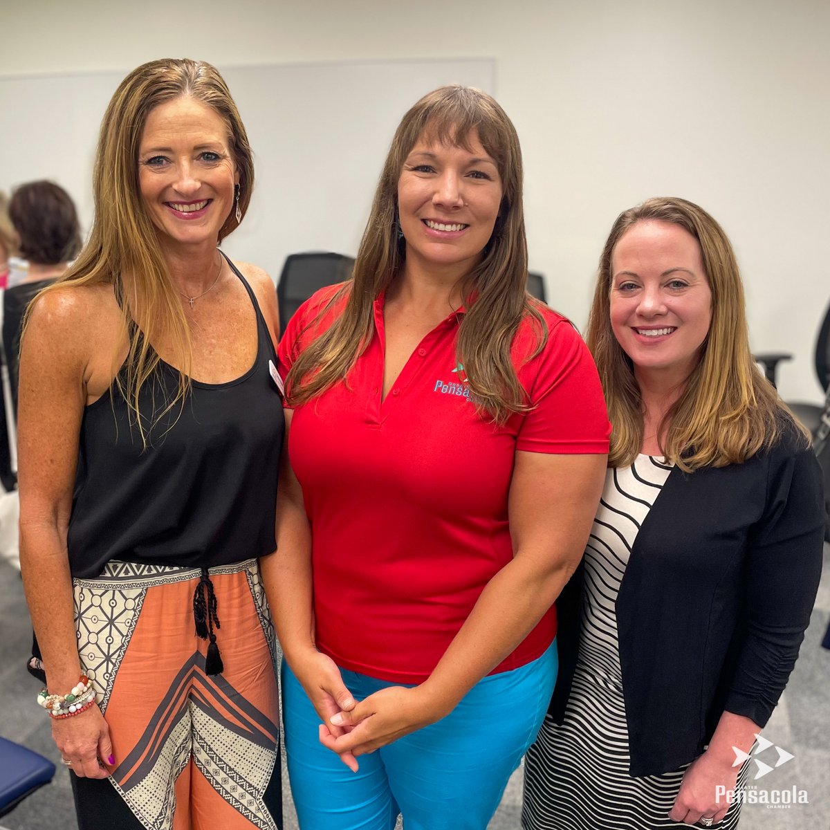 PcolaChamber's tweet photo. Our Women in Business Coffee, presented by @TitaniumStrong3, was a success as our guest speakers brought their extensive knowledge and insight to everyone in attendance. Our special guest panelists were Stacey Kostevicki of the @GCKH and Crista Brandt with #ValeriesHouse. They shared their experiences in business and operating non-profits, how the two overlap, and touched on many of the needs that are required to successfully carry out the missions of their organizations.
The Women in Business Coffee promotes full participation and leadership of women at all levels in the workplace, the community, and the government. This bi-monthly meeting provides opportunities for women to learn and network as well as share expertise with each other and address the unique issues women in business face.
Special thanks to our speakers, supporting sponsor @pnj, the Rex Cafe' for the perfect cups of coffee, & all of the women in attendance.