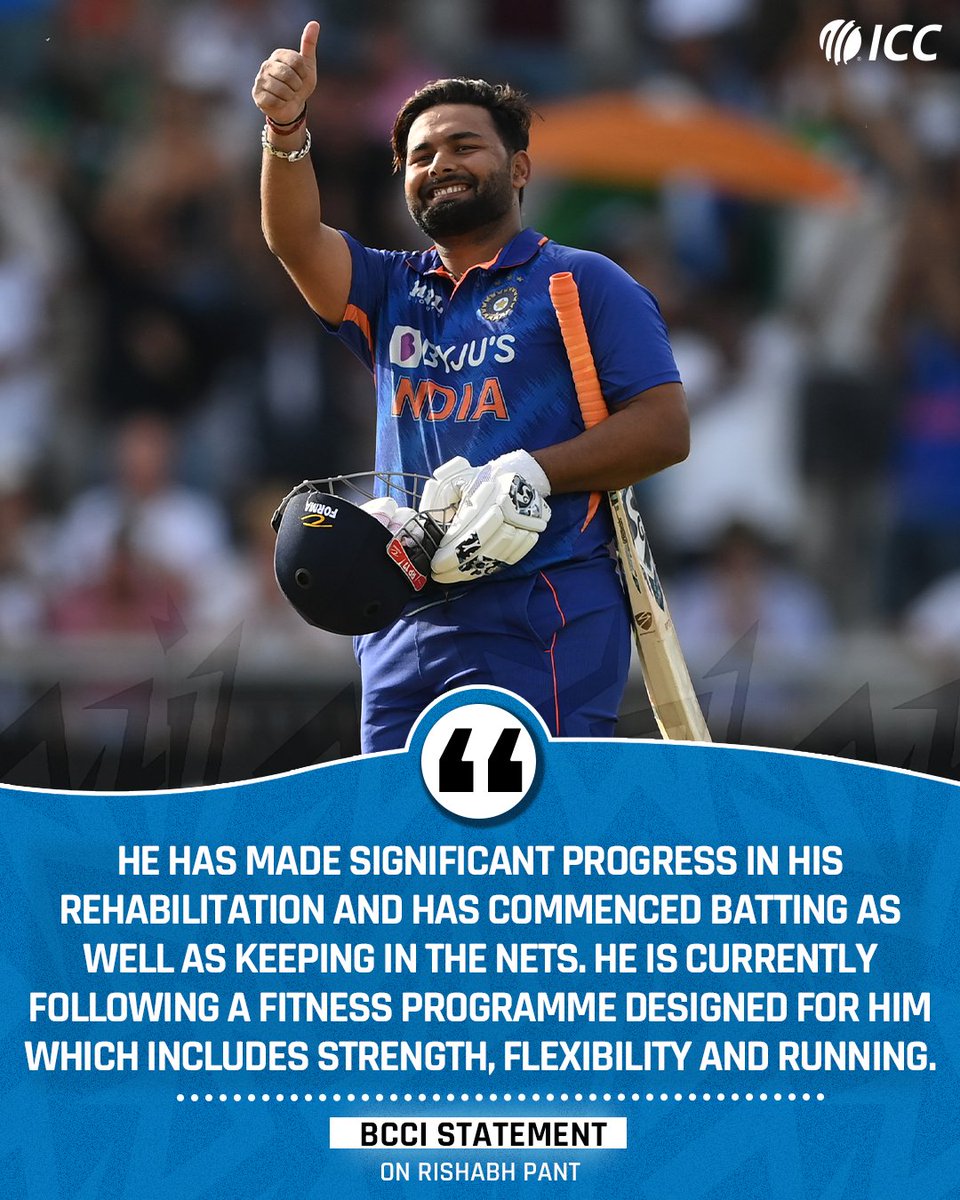 ICC's tweet photo. 🚨 ICYMI: BCCI provided medical updates on five key Indian players.

➡ https://t.co/0PaN6KL690 https://t.co/l5aO9Il4QB