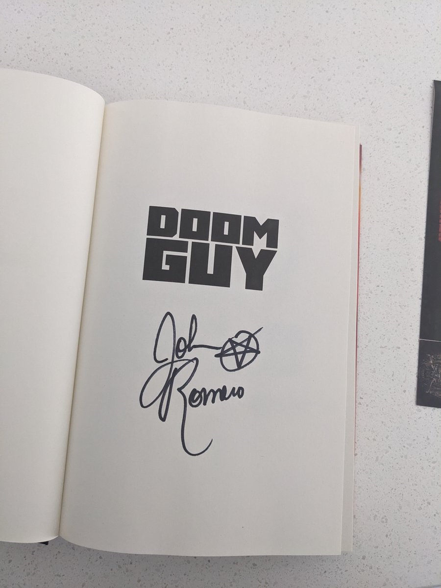 amjjd's tweet photo. Back from holiday to find this on my doorstep, signed by the one and only @romero himself! https://t.co/8m3HCEJgkV