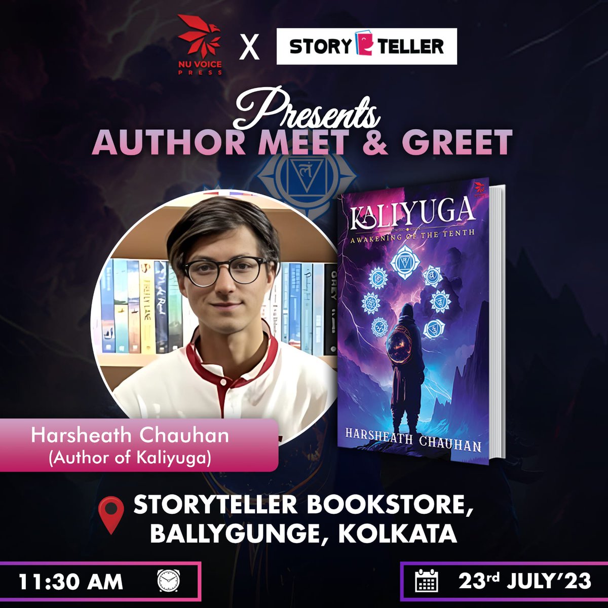 Meet <a href="/authorharsheath/">Harsheath Chauhan</a> at @storytellerkol tomorrow at 11:30 a.m. for a book signing and author meet session. 

Join us tomorrow to learn more about the book and chat with the author!