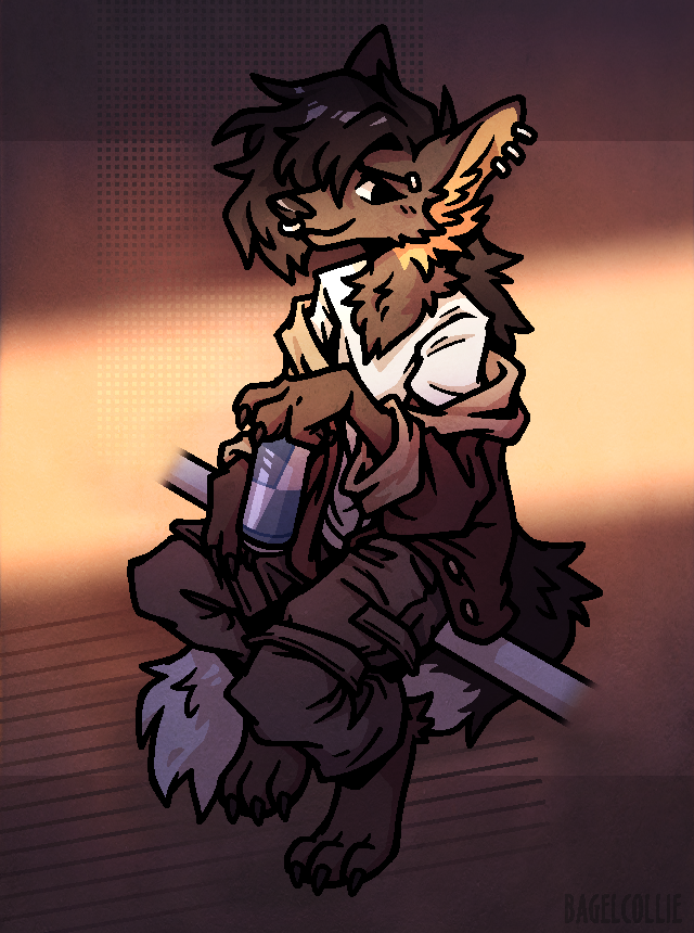 bagelcollie's tweet photo. A little artfight for @RoboGrind ~ https://t.co/KQSnZqwC8B