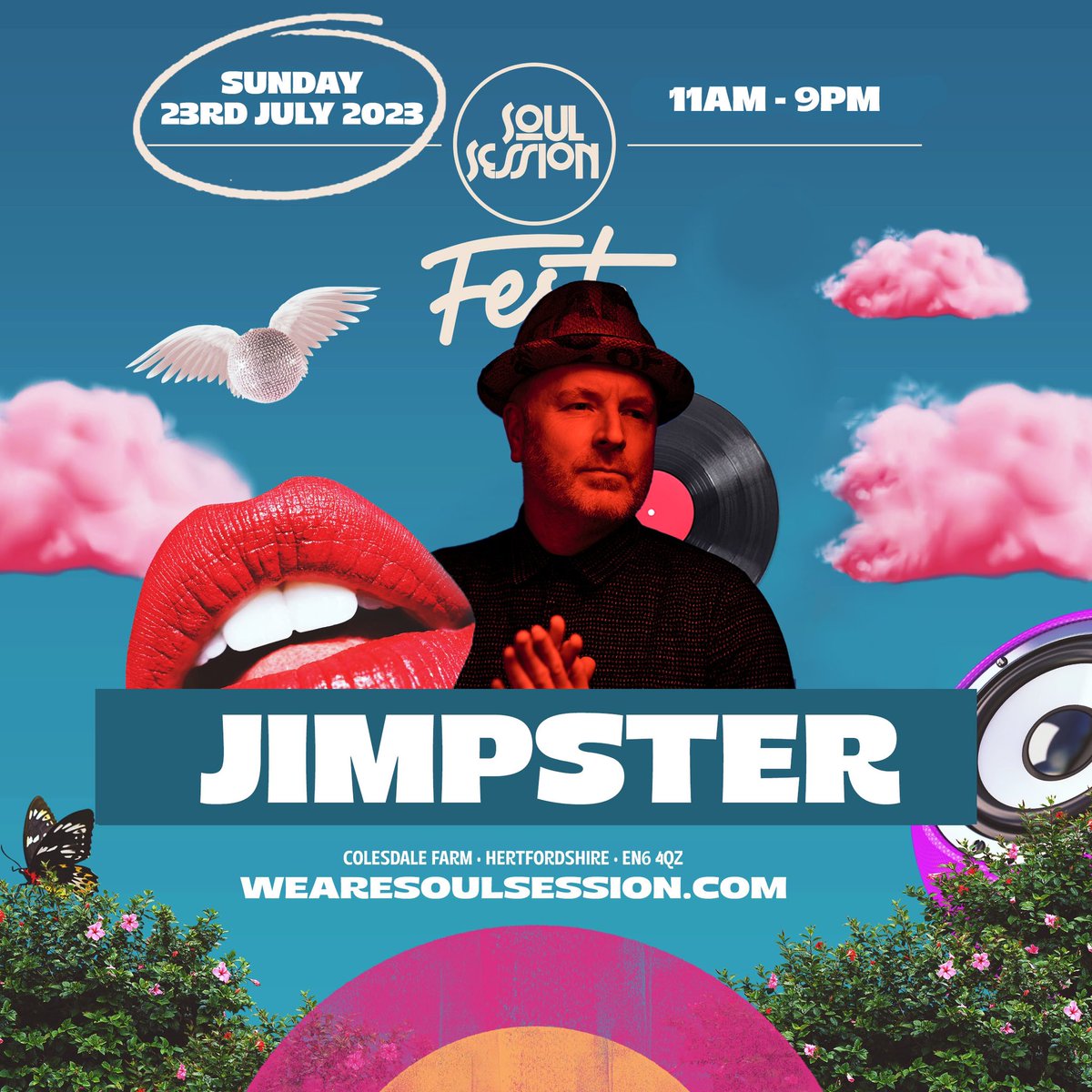 SoulSessionUK's tweet image. Absolutely Thrilled To Have Legend &amp;amp; One Of The Most Revered House DJ / Producer / Label Owner @jimpster_gram 🔥🔊🎧 On The Soulful Stage 🤩 Final Tickets! Link In Bio 🫶

Soul Session FEST ☀️🔥🎪 
Sunday 23rd July (11am - 9pm)
Colesdale Farm, Hertfordshire EN6

#SoulSessionFEST