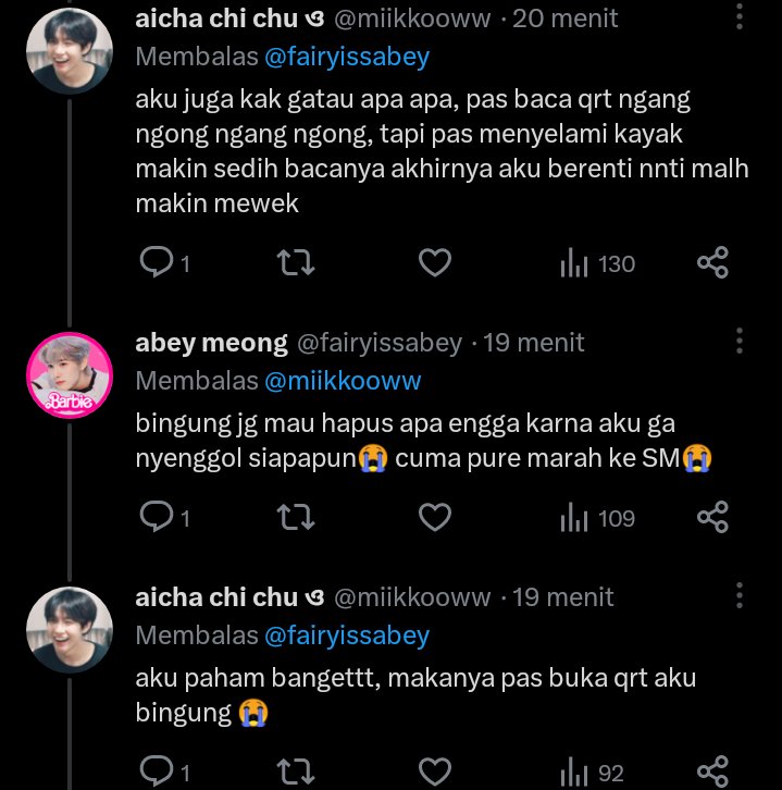 y2ktuj's tweet photo. sama exol juga setiap protes ke agensi engga tau apa apa terus tiba tiba sefandom kamu ikut nimbrung, bahkan pas protes pun engga ada mention favemu. kemarin pas cbx aja sefandom kamu tiba tiba ngatain cbx mata duitan. kita semua bingung😢😢 https://t.co/M3YQ7UwsgN