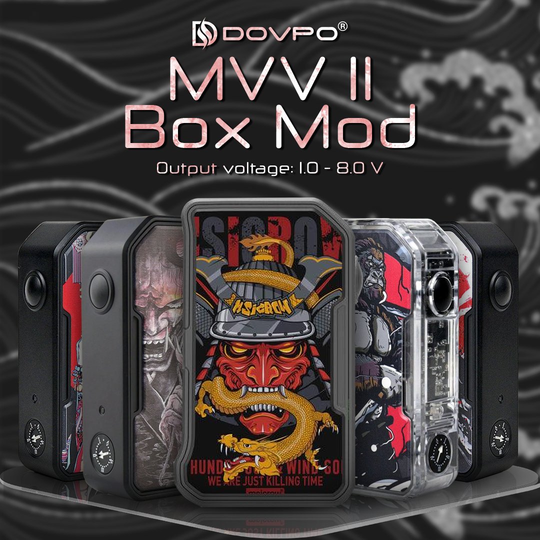 Dovpo MVV II Box Mod is a high-performance potentiometer-based semi-mechanical mod.

Grab yours now 😍    buff.ly/3jrGajv

#DovpoMVV #Mod #vapecommunity #vapeusa #cheapvapedeals