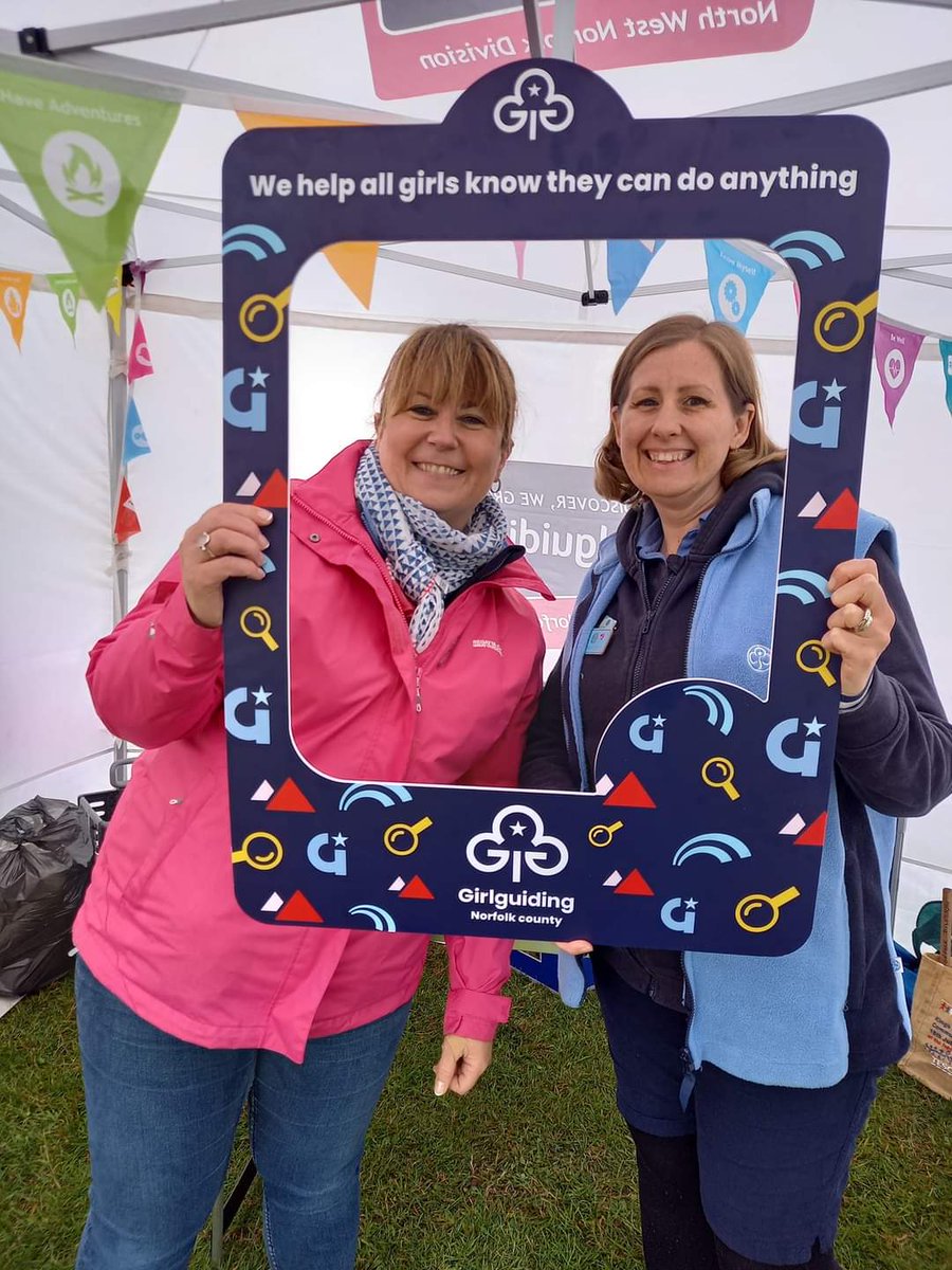 Our wonderful @Girlguiding volunteers are ready to say hello today and tomorrow at the Norton Hill Railway Weekend 🚂 @Hunnyrotary @SP_HJ_HI_WNAT @guidingnorfolk @LoveWestNorfolk