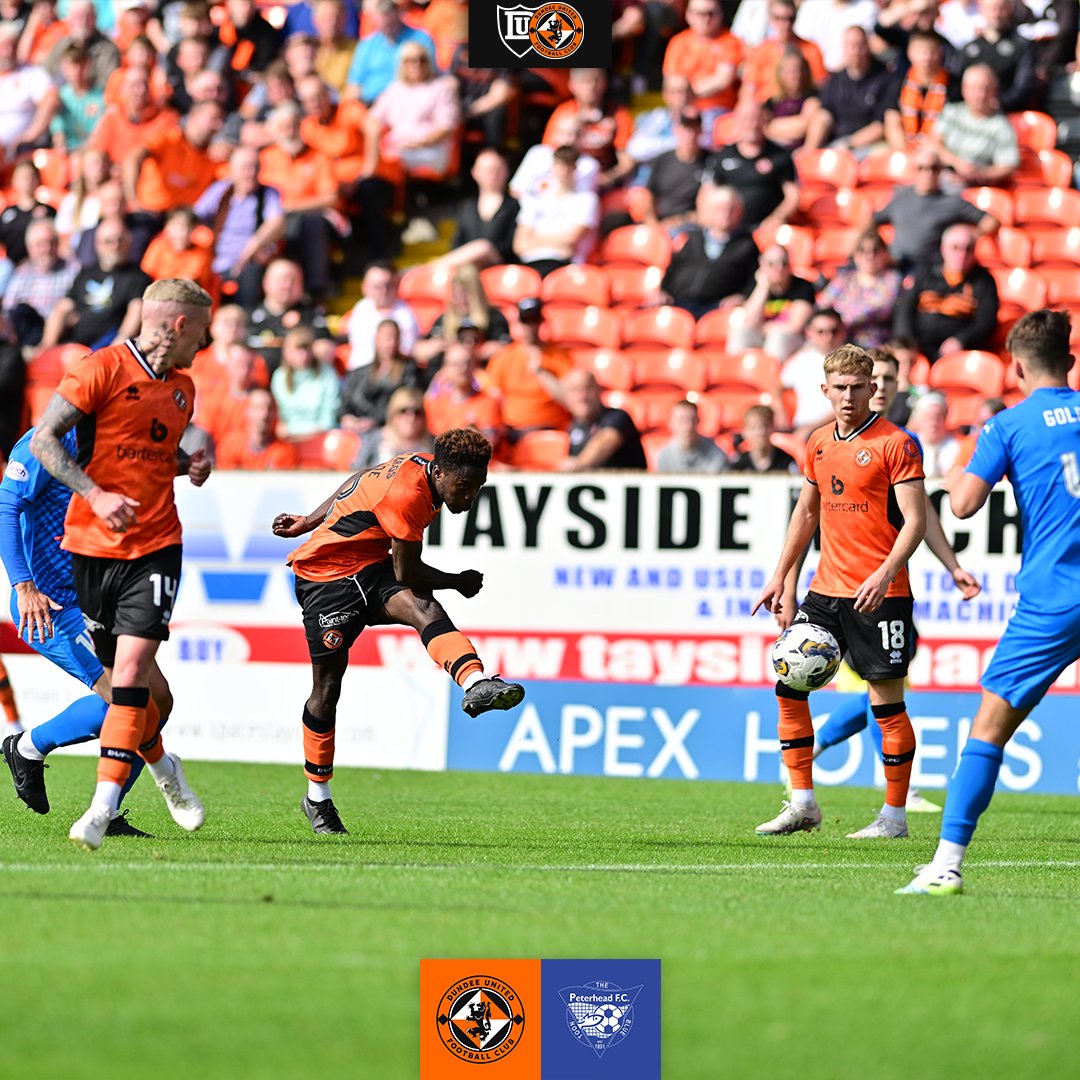 dundeeunitedfc's tweet photo. 89’ | Still pushing for a fourth 🎯
🍊 3️⃣-0️⃣ 🔵 | #UTDPET | #DUFC https://t.co/tStl5ofLpI