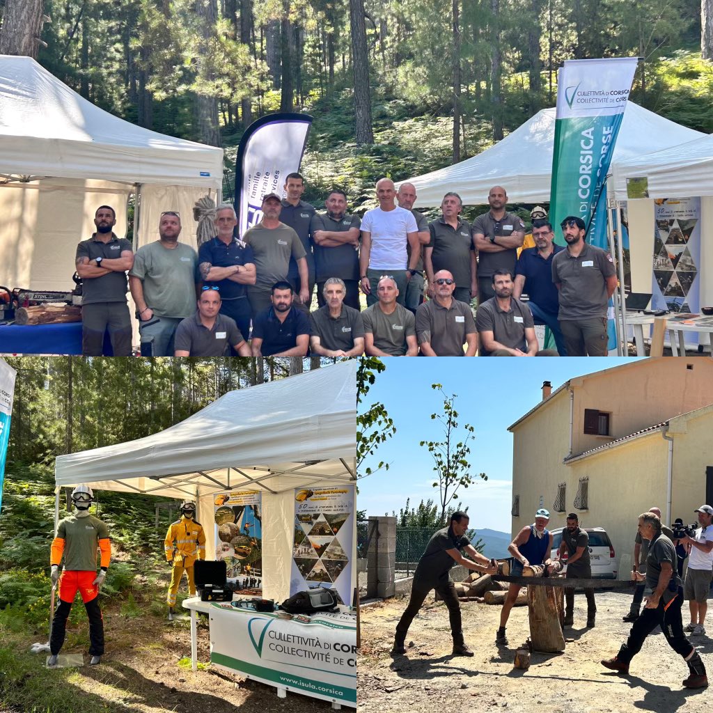 guidini_bruno's tweet image. Festa di u Legnu e di a Furesta #Vezzani # Noceta
Présence de la Direction de la Forêt et prévention des Incendies avec #Forsap @IsulaCorsica #Cellule Patrouille Forsap, Cellule Drone, Cellule Commando Grimpeur élagueur, Cellule Pionnier et Logistique #Syviculteur