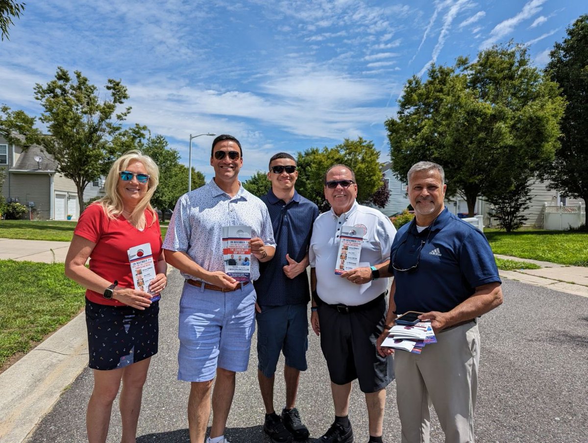 TestaForNJ's tweet image. #TeamTesta is out hitting the pavement today in Millville talking to voters who are fired up!

Cumberland County Republicans are ready for a BIG win up and down the ballot in November! #RedWave 🇺🇸