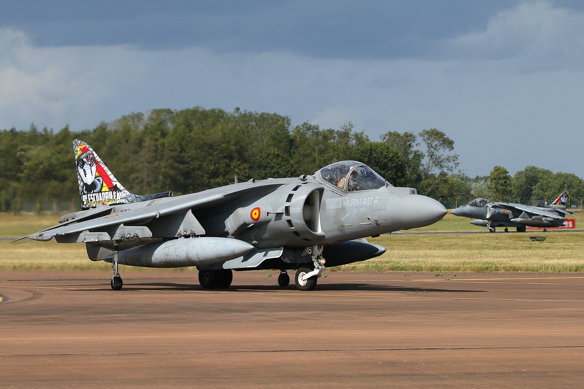 AV-8B Harriers at #RIAT23 Score draw.
Italy 2 - 2 Spain
#navalaviation #Harrier