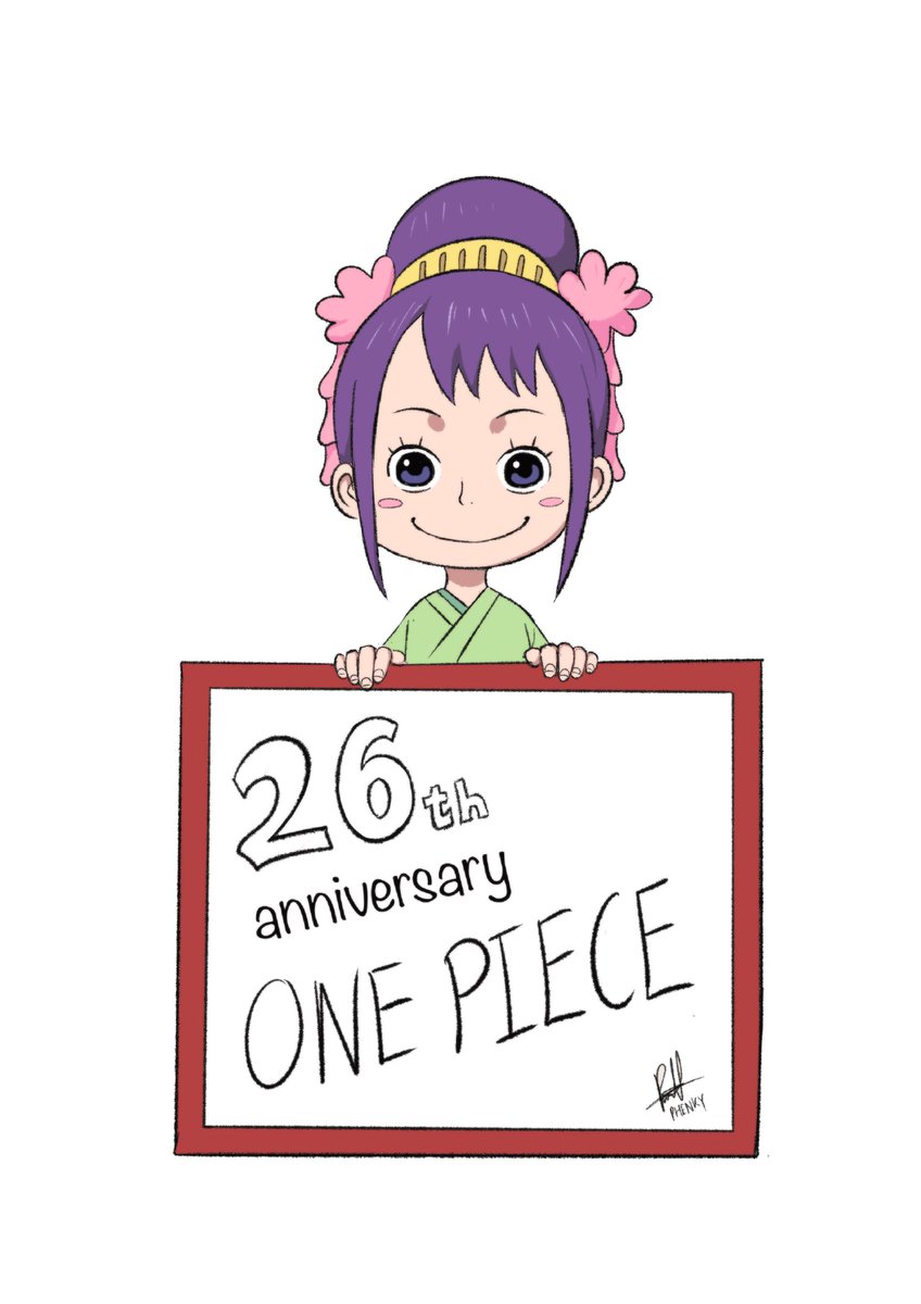 driavy's tweet photo. Happy 26th anniversary! #ONEPIECEDAY https://t.co/dvrGrJcZdO
