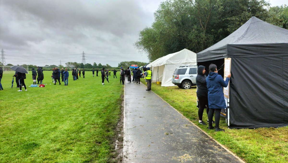 SWBPA with Team India providing medical cover for Sikh Football tournament in Derby. @alunmichael @rcccymru @REFCardiffVG