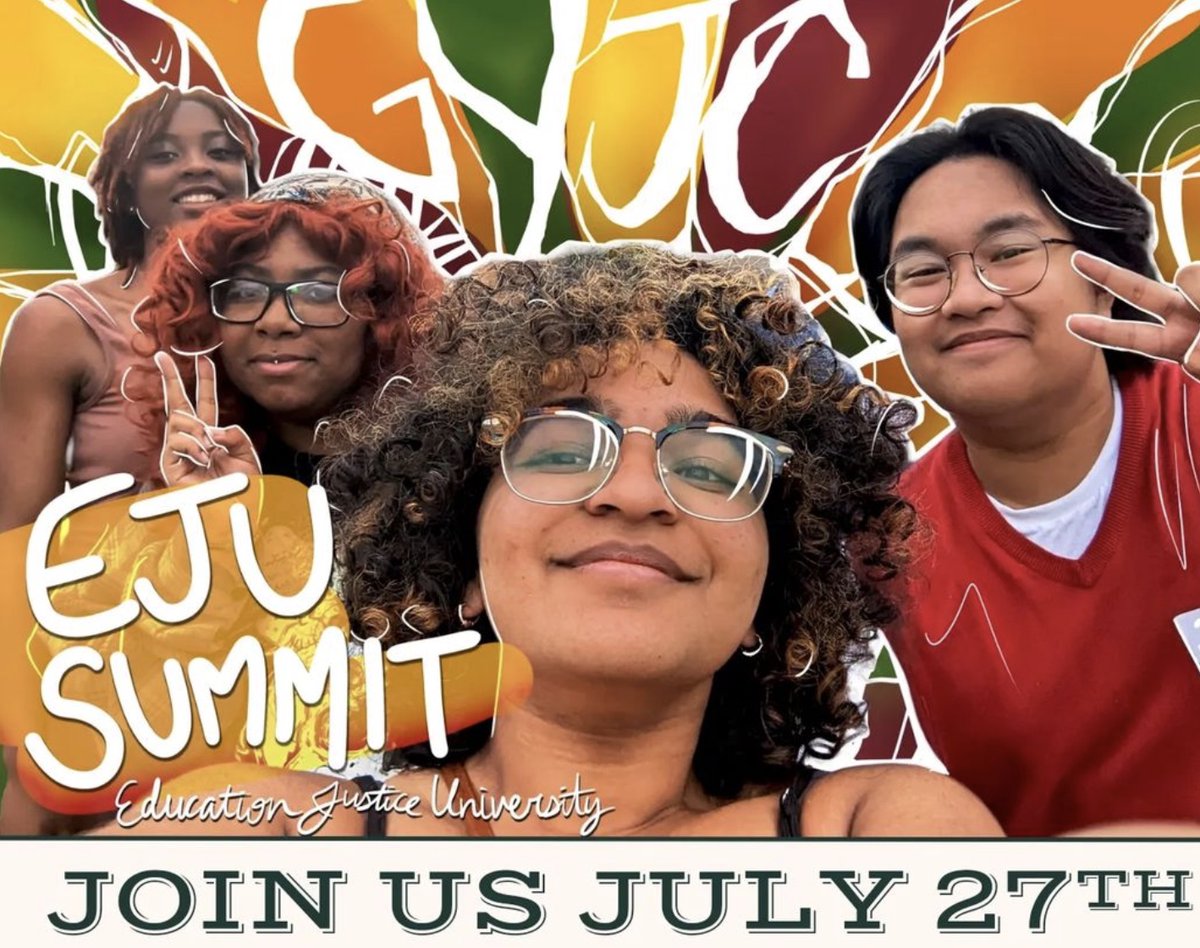 georgiayouthco's tweet photo. Want to create change in your community but don’t know where to start? Join @georgiayouthco on July 27th at #EdJusticeUSummit23 for free food, merch, community-building exercises, engaging speakers, and informative workshops. Sign up today at : https://t.co/ZppX60wQKD https://t.co/4l4NnmHpsF
