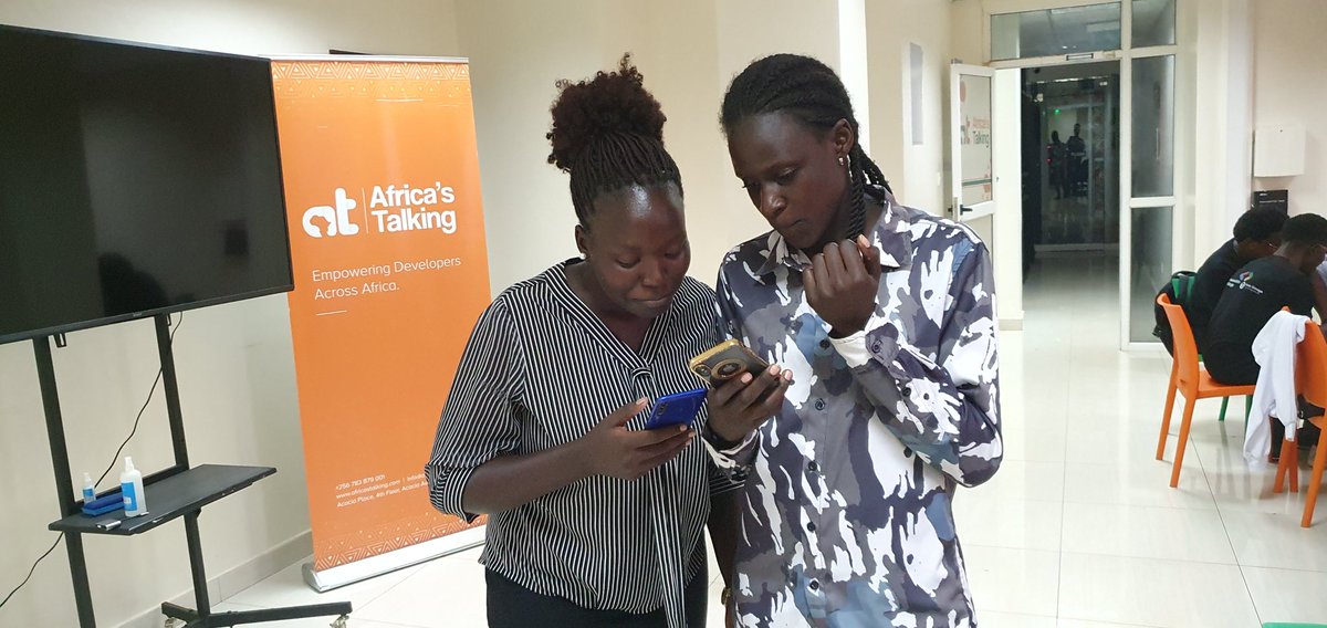 wil_okuro's tweet photo. Discussion about the Budget of the different solutions @Africastalking and @ATDevsUg  while using #BuildWithAT #WeLoveNerds https://t.co/Y1nkDiw5ax