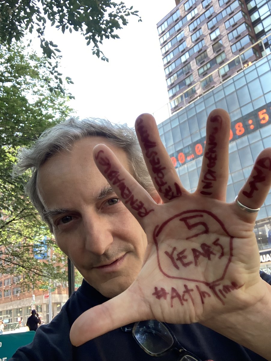 andrewboyd's tweet image. #ActInTime
#ClimateEmergencyDay
#ClimateClock