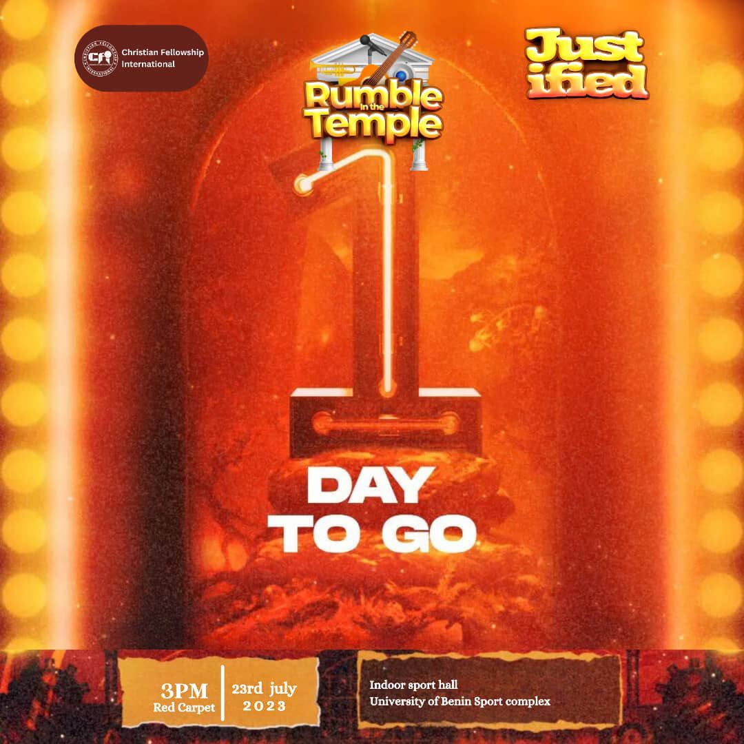 CFI_uniben's tweet photo. Rumble is here 🥳🥳🥳🥳
What’s your Expectation for Rumble ????😉
#RTX3
#CFiunibenubth
#RumbleInTheTemple https://t.co/i67bYRgoJc