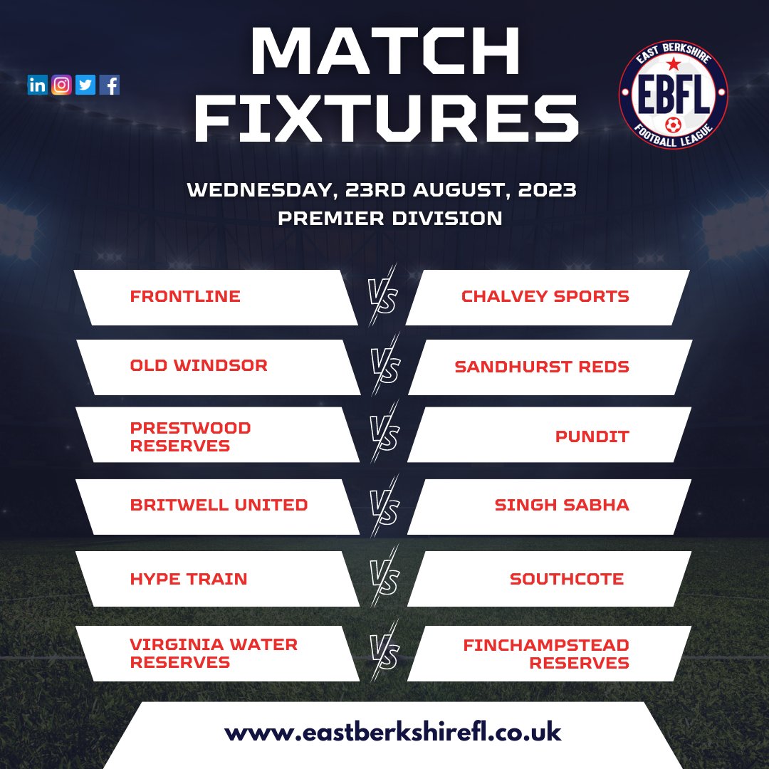 East Berkshire Football League tweet media