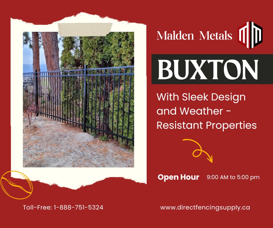 Direct_Fencing's tweet image. Embrace the durability and versatility of a metal fence for your Canadian outdoor haven. Its sleek design and weather-resistant properties stand strong against the elements while enhancing your space. ⚙️🌳 #MetalFence #DurabilityMeetsDesign #OutdoorLiving