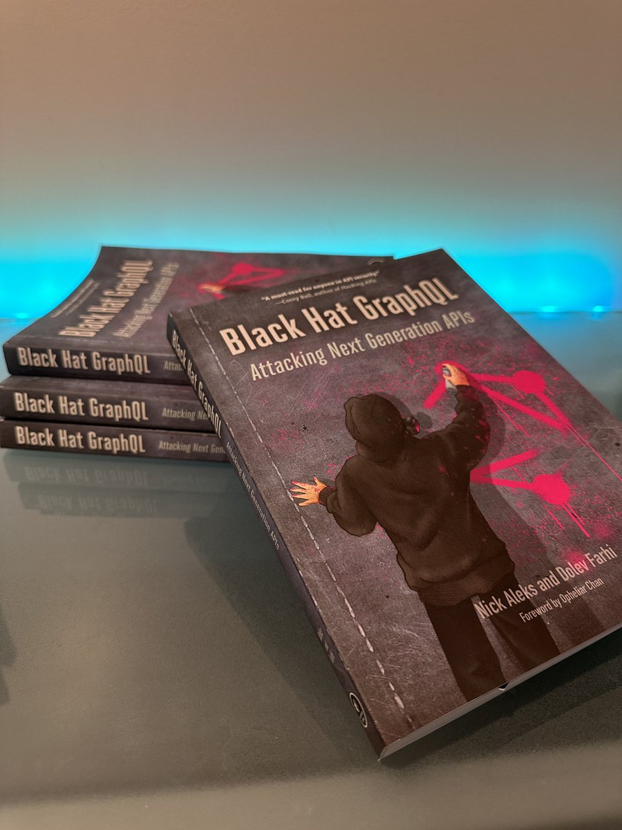 Nick_Aleks's tweet image. Free Black Hat GraphQL Book Giveaway! Retweet for your chance to win! #graphql #api #hacking #book #giveaway (10 signed books)