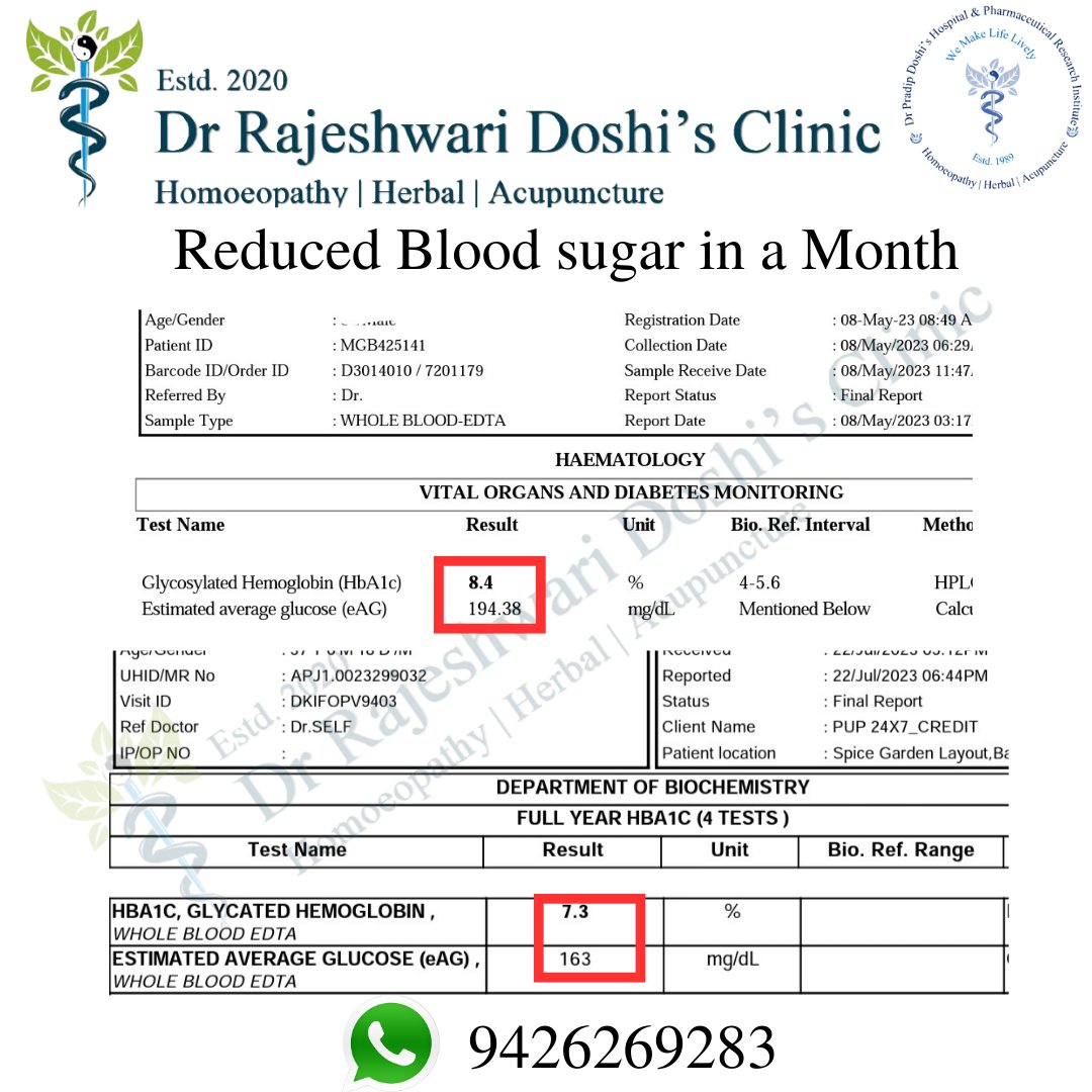 Reduced Blood sugar in a month.

#homoeopathy #homeopathy #Homoeopathy #homoeopathicmedicine #herbalremedies #herbalmedicine #herbal #herbaltreatment #homoeopathytreatment #acupuncturist #acupuncture #alternativetreatment #alternativemedicine #alternative #medicine #endocrine