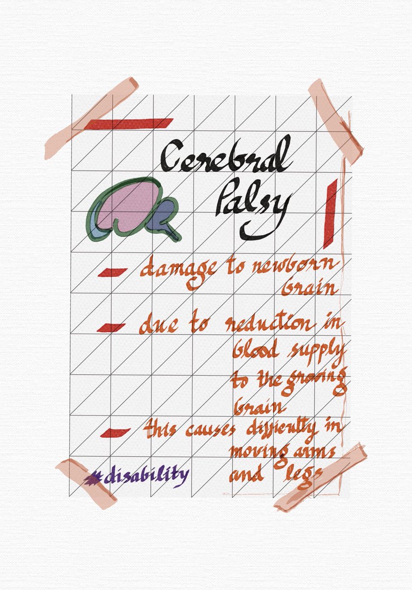 What is #cerebralpalsy ?

#disabilityawareness 
#patienteducation 

#art 
#calligraphy 
#malayalam 
#ArztForACause with @BabyMHospital
