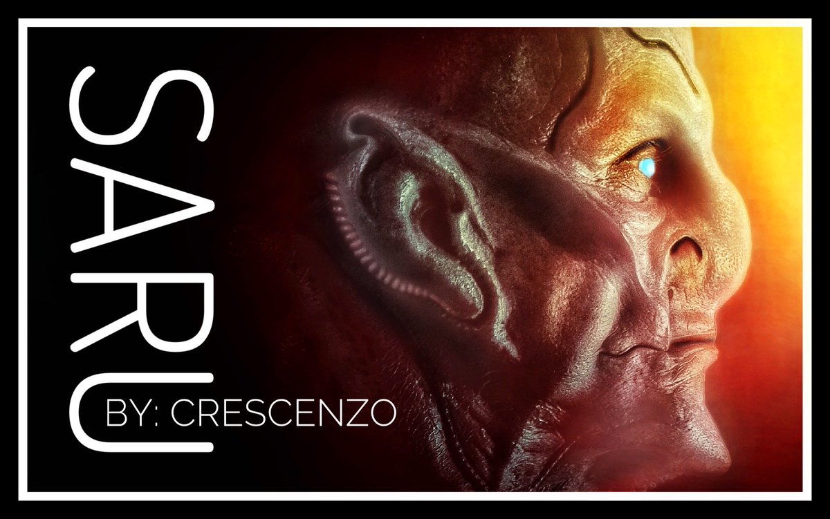 SARU, from Star Trek: Discovery, played by Doug Jones, photographed by yours truly - captured while he was contemplating in between takes - looking out of the ships corridor window at a Nebula… 🎥