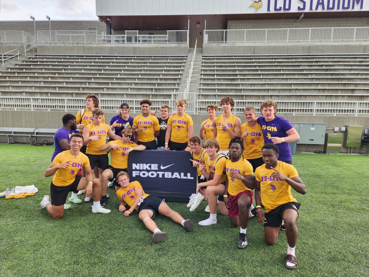 Thank you to the <a href="/Vikings/">Minnesota Vikings</a> and <a href="/nikefootball/">Nike Football</a>  for hosting us in the “11 On” competition. #champs