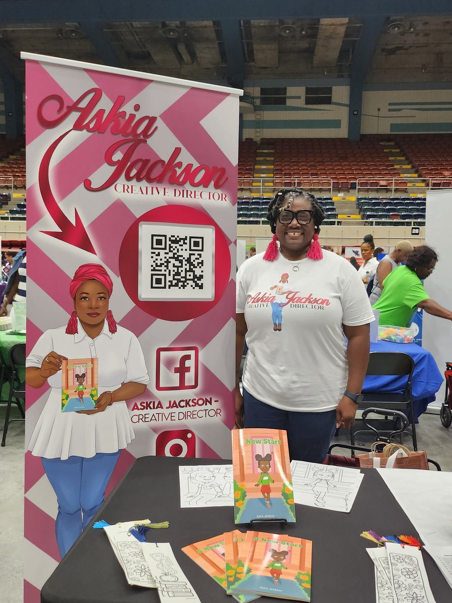 eswin5073's tweet photo. My sister, Soror, and friend since elementary school had a booth today. Askia Jackson I'm so proud of you and the doors God has opened and will continue to open. Do the thing sis!!!! https://t.co/GItOMkyx9e