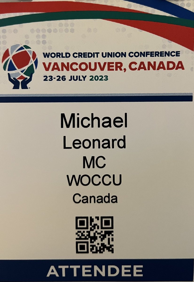 This is gonna be great! Honoured to be the MC for the World Credit Union Conference in Vancouver. 3000 people from 60 countries! Opening ceremonies tomorrow. Let’s do this! #WCUC2023 <a href="/CCUA_ACCF/">CCUA - ACCF</a> <a href="/AtlCreditUnions/">Credit Unions</a>