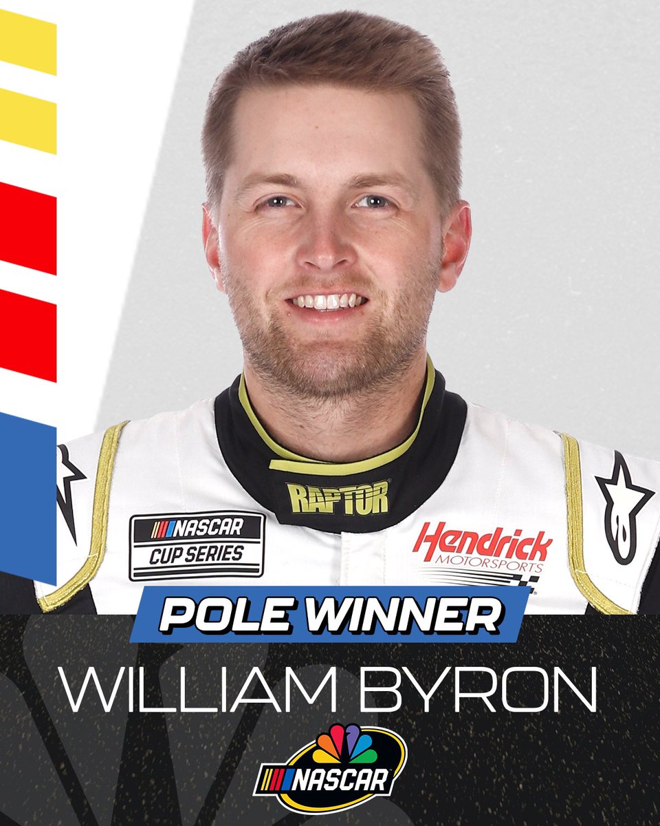 RT @NASCARonNBC: RETWEET to congratulate @WilliamByron!

Third pole of the year comes at @PoconoRaceway. #NASCAR https://t.co/gzw2ImYsu2