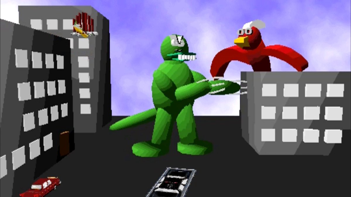 MBXfilms's tweet photo. I made Godzilla cartoons in 1998 and 1999 with 3D Movie Maker... They are quite funny.
https://t.co/YzvLuis3E5
Watch them for a laugh and the epic MIDI music.
I had limited information when making them.
#godzilla #3dmoviemaker #animation #lowpoly
#lowpolyanimation https://t.co/wsBbjYxn1t